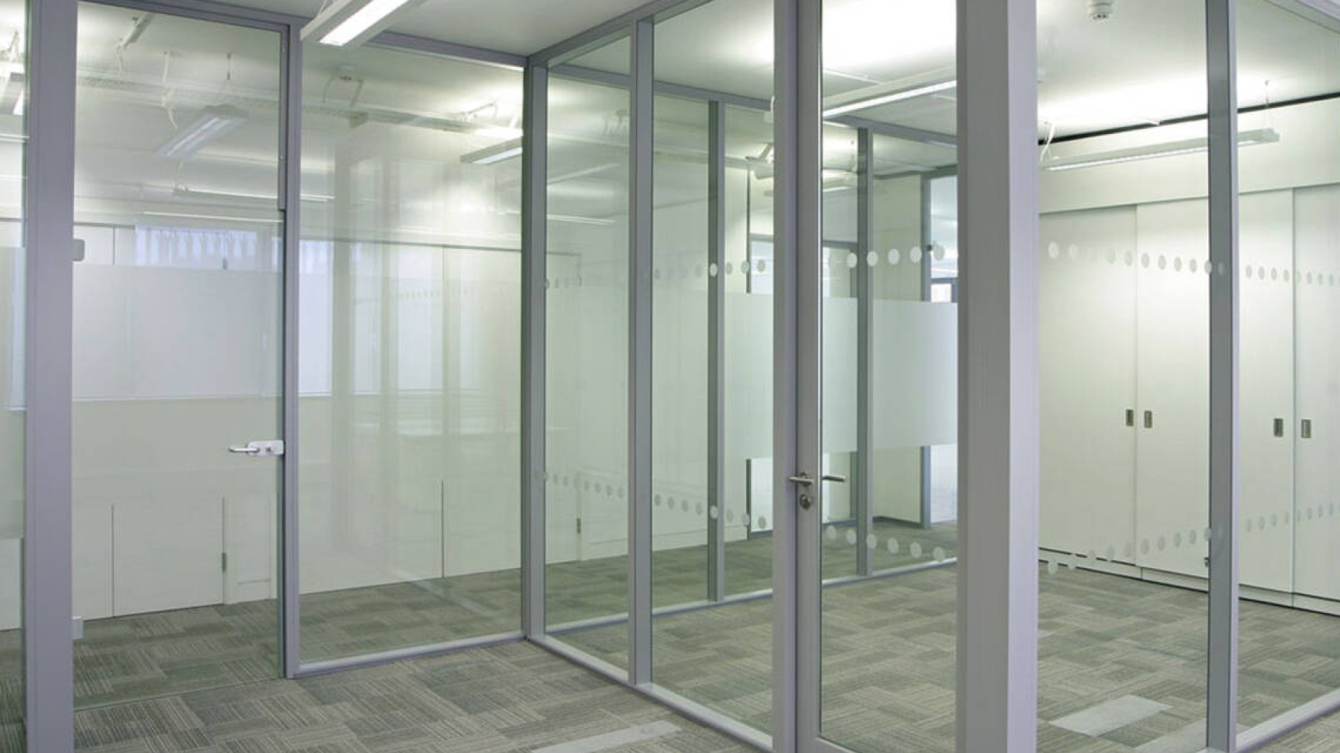 Glazed Doors & Metal Partition System by Acodor